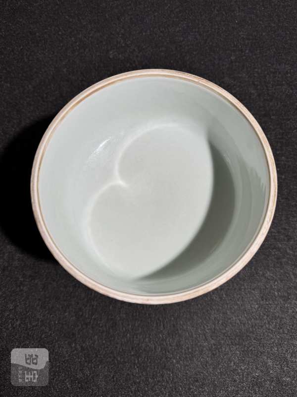 清光绪 粉彩描金折枝兰花豆 - 图8